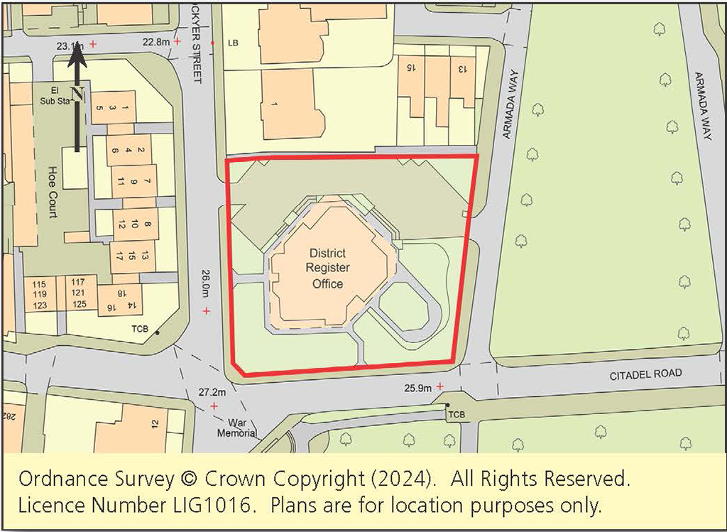 Lot: 103 - FORMER REGISTER OFFICE ON A PROMINENT PLOT WITH REDEVELOPMENT POTENTIAL -